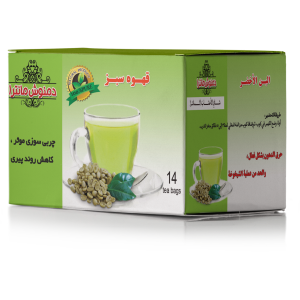 دمنوش قهوه سبز مانترا کیسه ای 14 عددی