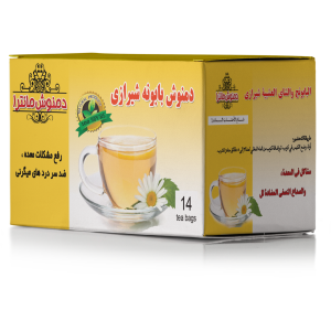دمنوش بابونه شیرازی مانترا کیسه ای 14 عددی