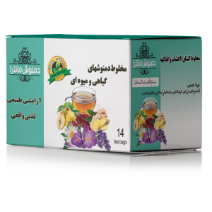 مخلوط دمنوش های گیاهی و میوه ای مانترا کیسه ای 14 عددی
