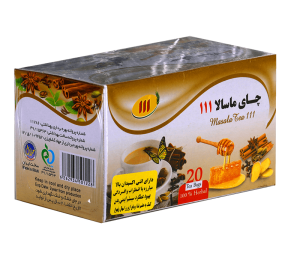 دمنوش چای ماسالا 111 کیسه ای 20 عددی