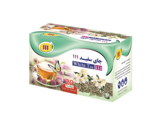 دمنوش چای سفید 111 کیسه ای 20 عددی