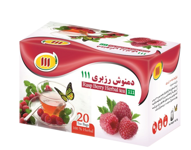 دمنوش رزبری 111 کیسه ای 20 عددی