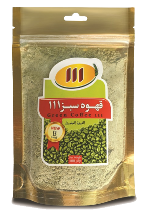 قهوه سبز 111 پاکتی 100 گرمی