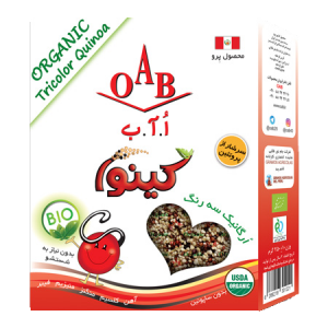 کینوا سه رنگ ارگانیک OAB (اُ.آ.ب) 250 گرمی