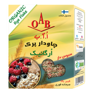 چاودار پرک صبحانه فوری ارگانیک OAB (اُ.آ.ب) 200 گرمی