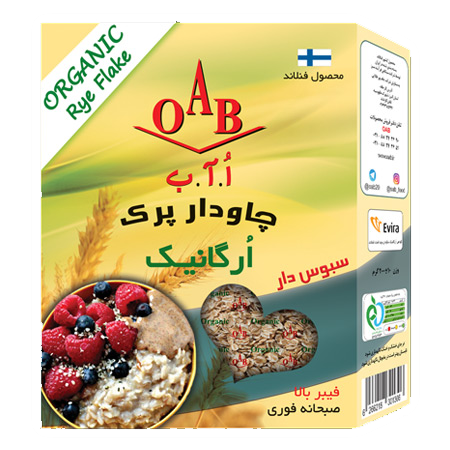 چاودار پرک صبحانه فوری ارگانیک OAB (اُ.آ.ب) 200 گرمی