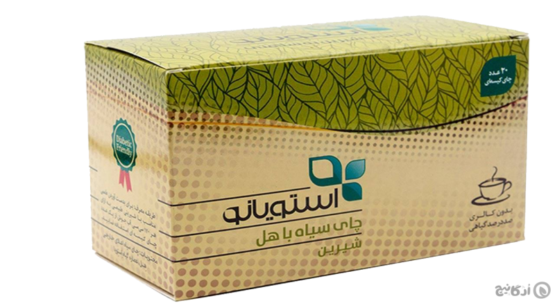 چای سیاه با هل استویانو کیسه ای 20 عددی