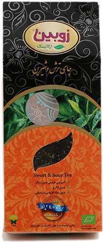 چای ترش و شیرین ارگانیک زوبین 200 گرمی