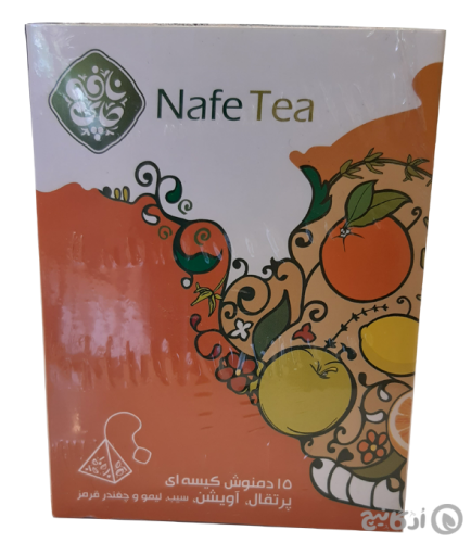 دمنوش کیسه ای پرتقال آویشن نافه چای 15 عددی