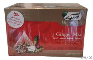دمنوش مخلوط زنجبیل (انرژی) مهر گیاه 14 عددی