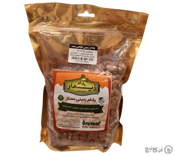 بادام زمینی ممتاز زیدار 500 گرمی