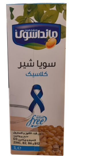 سویا شیر کلاسیک ماندا سوی 1 لیتری