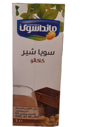 سویا شیر کاکائو ماندا سوی 1 لیتری