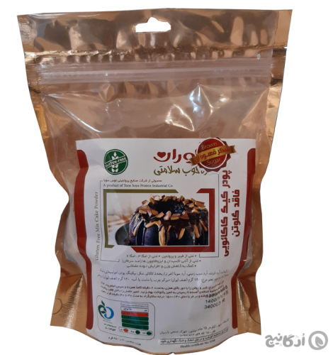 پودر کیک کاکا‌یویی فاقد کلوتن توس سویا 450 گرمی