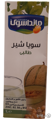 سویا شیر طالبی ماندا سویا 1 لیتری