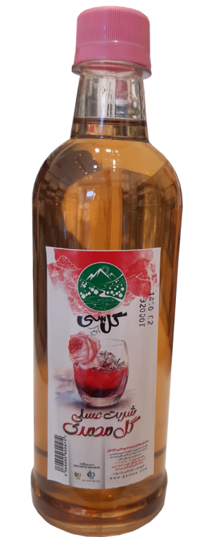 شربت عسلی گل محمدی گل باغ سی 500 میلی لیتر