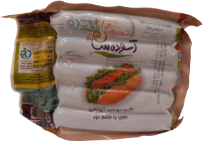 سوسیس گیاهی سویا با طعم دود آسوده سازان 400 گرمی