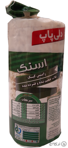 اسنک رایس کیک سبزیجات دلی پاپ 110 گرمی