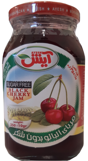 مربای بدون شکر آلبالو آیش 350 گرمی