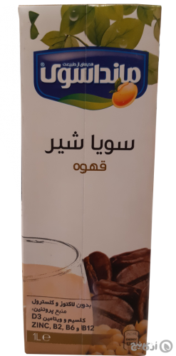 سویا شیر قهوه ماندا سویا 1 لیتری