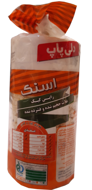 اسنک رایس کیک مغذی دلی پاپ 110 گرمی
